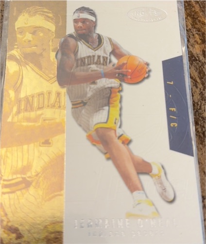 1999 Fleer #7 Jermaine O'Neal — front