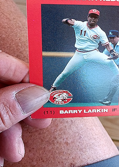 1982 Kahn's #11 Barry Larkin — front