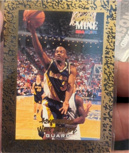 1995 SkyBox Gold Mine #438 Haywoode Workman — front