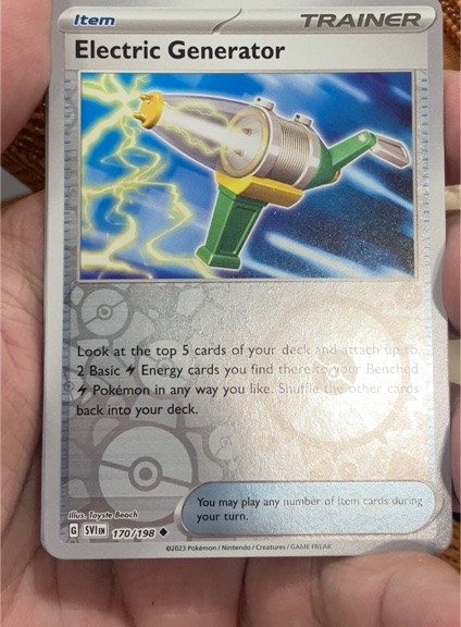 2023 Pokémon Scarlet & Violet #170 Electric Generator — front