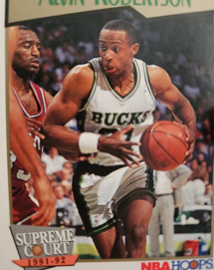 1991-92 Hoops #478 Alvin Robertson — front
