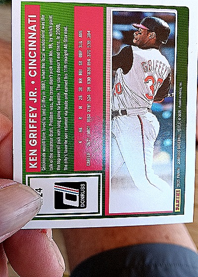 2025 Donruss #24 Ken Griffey Jr. — back