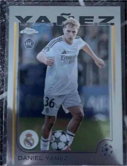 2024-25 Topps Chrome UEFA Club Competitions #66 Daniel Yanez — front