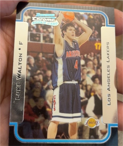 2003-04 Bowman Chrome #132 Luke Walton — front