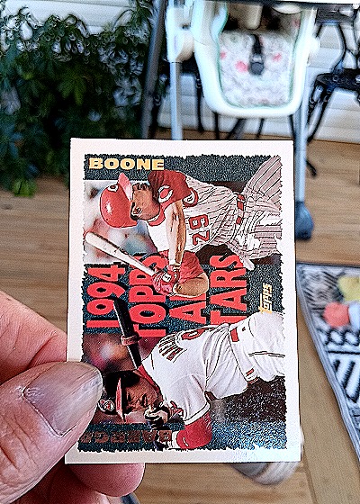 1995 Topps #385 Bret Boone Carlos Baerga All Stars — front