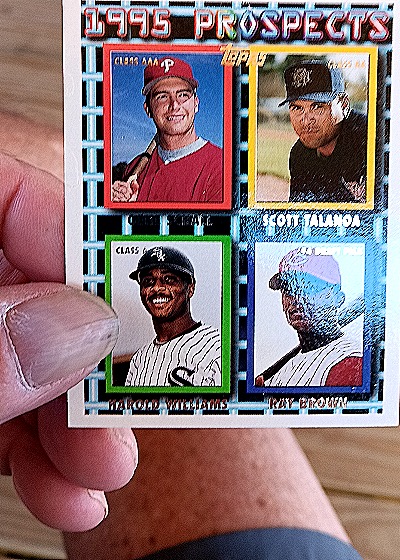 1995 Topps #79 Gene Schall / Scott Talanoa / Harold Williams / Ray Brown — front