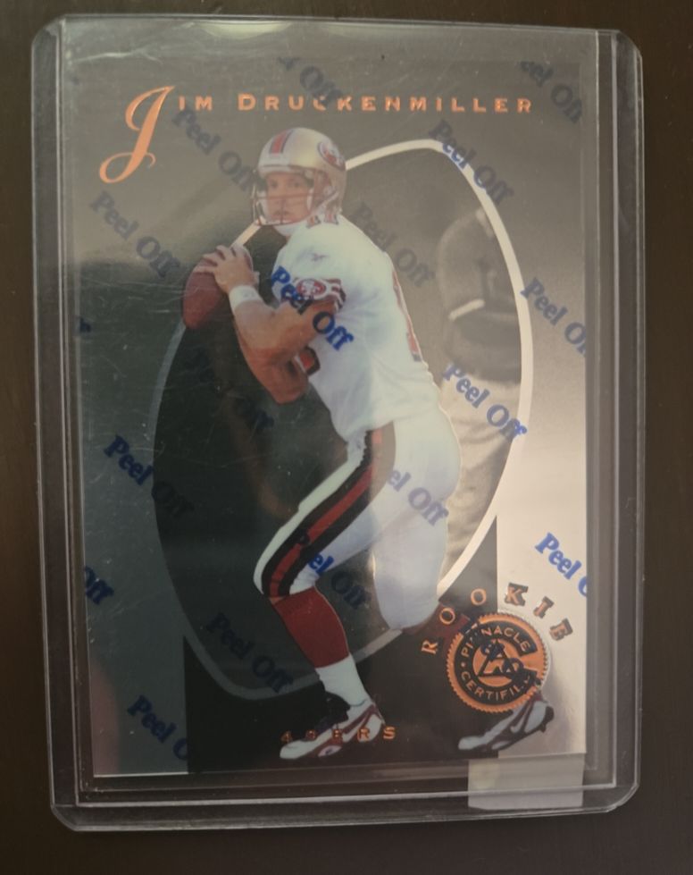 1997 Pinnacle Certified # Jim Druckenmiller — front