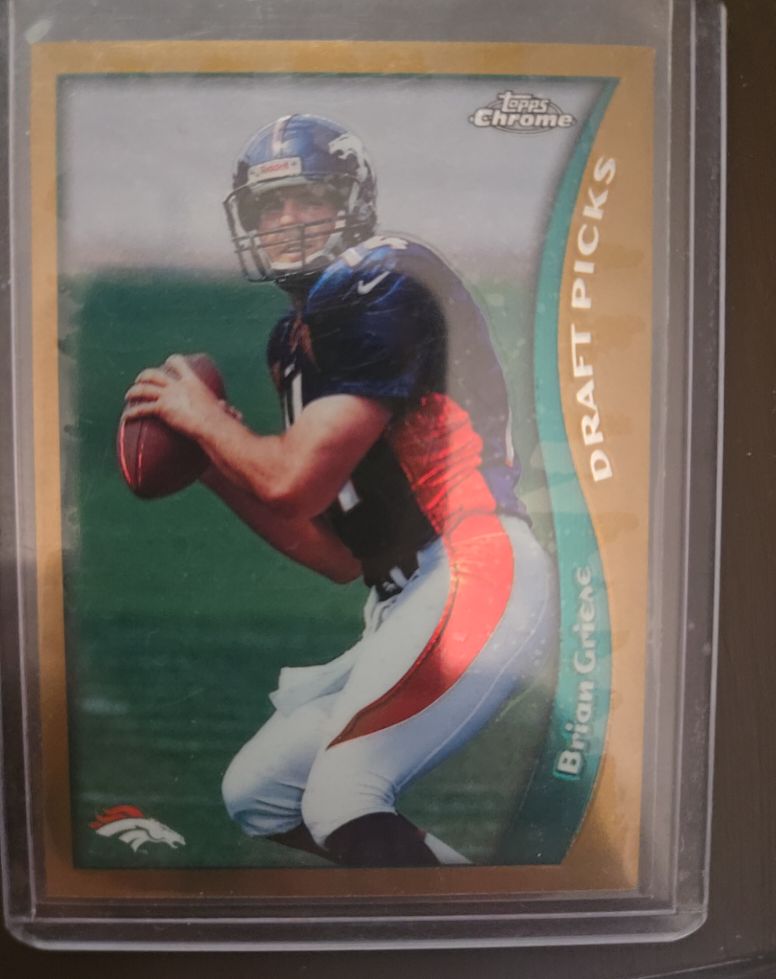 1998 Topps Chrome #133 Brian Griese Rookie RC Denver Broncos — front