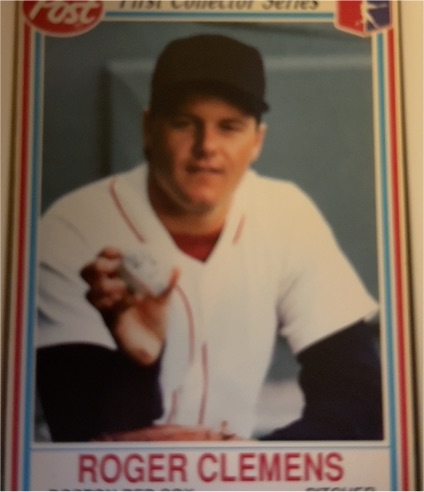 1990 Post Cereal #2 Roger Clemens Boston Red Sox — front