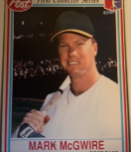 1990 Post Cereal #12 Mark McGwire — front