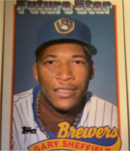 1989 Topps #343 Gary Sheffield — front