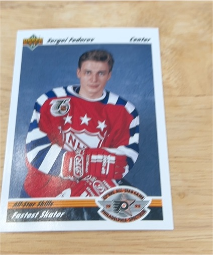 1991-92 Upper Deck #631 Sergei Fedorov — front