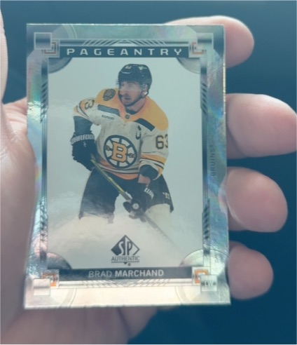 2024-25 Upper Deck SP Authentic Pageantry #P-13 Brad Marchand — front