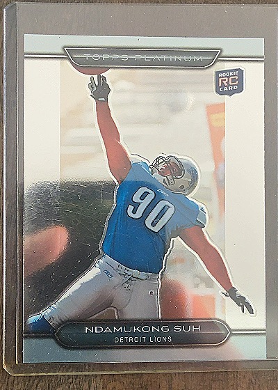 2010 Topps Platinum #107 Ndamukong Suh — front