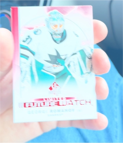 2024-25 UD SP Authentic #161 Georgi Romanov Future Watch Limited Red — front
