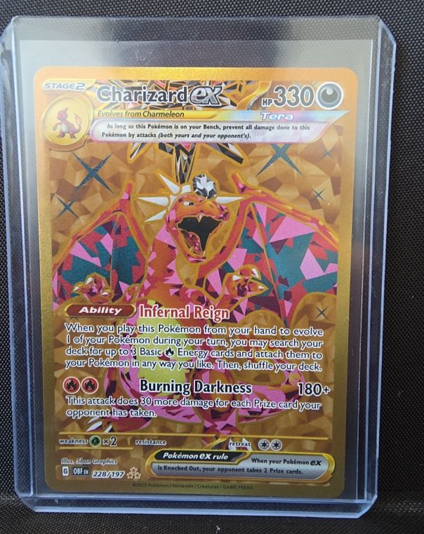 2023 Pokémon #228 Charizard ex Obsidian Flames — front