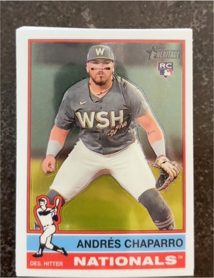 2025 Topps Heritage #418 Andrés Chaparro — front