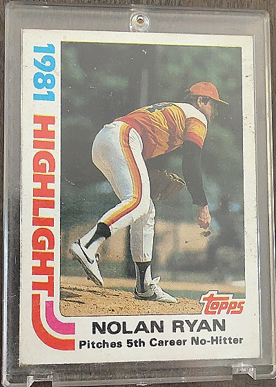 1982 Topps #5 Nolan Ryan — front