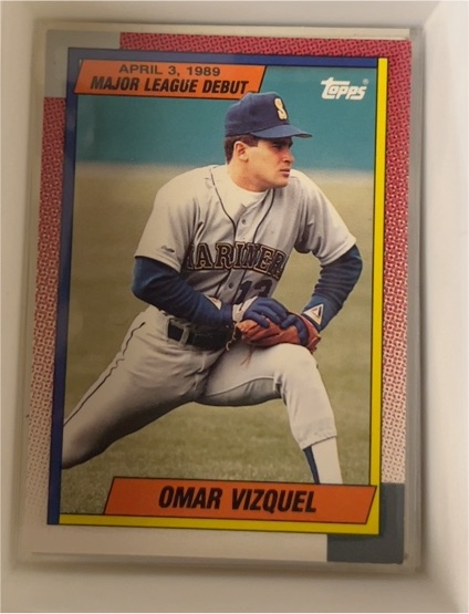 1990 Topps Major League Debut #132 Omar Vizquel — front