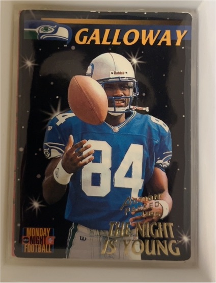 1995 Action Packed Monday Night Football #86 Joey Galloway — front