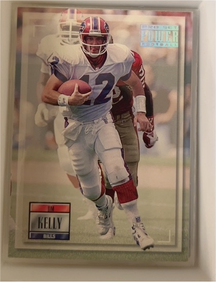 1993 Pro Set Power #12 Jim Kelly — front