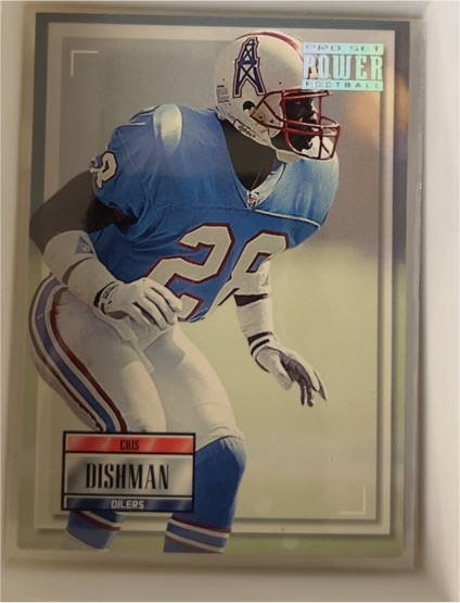 1993 Pro Set Power #28 Cris Dishman — front
