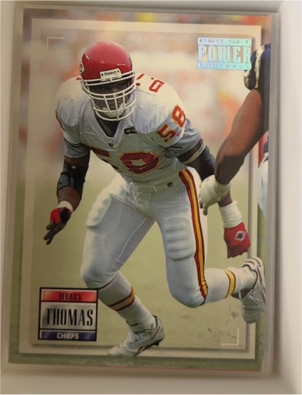1993 Pro Set Power #58 Derrick Thomas — front