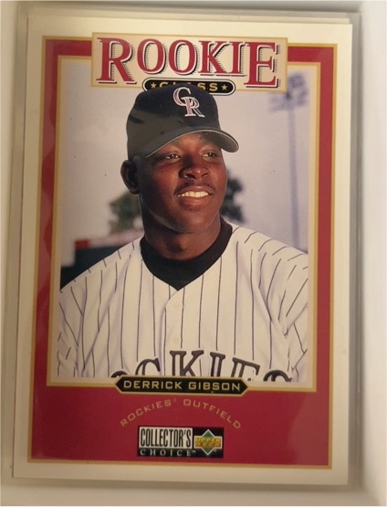 1997 Collector's Choice #470 Derrick Gibson — front
