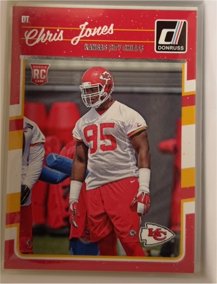 2016 Donruss #309 Chris Jones — front