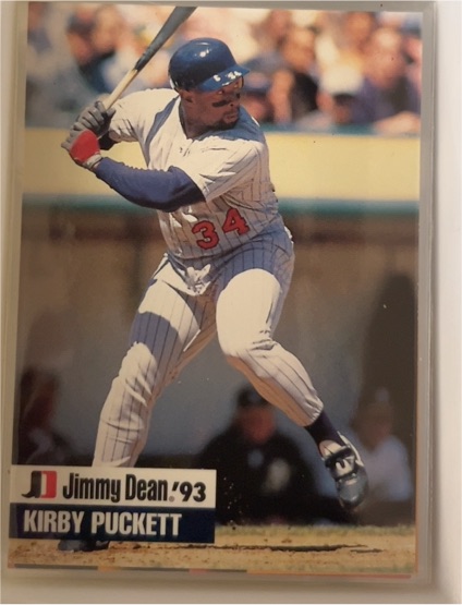 1993 Jimmy Dean #13 Kirby Puckett — front