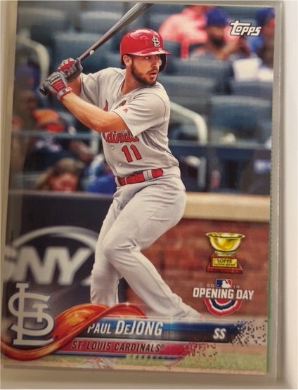 2018 Topps Opening Day #188 Paul DeJong — front