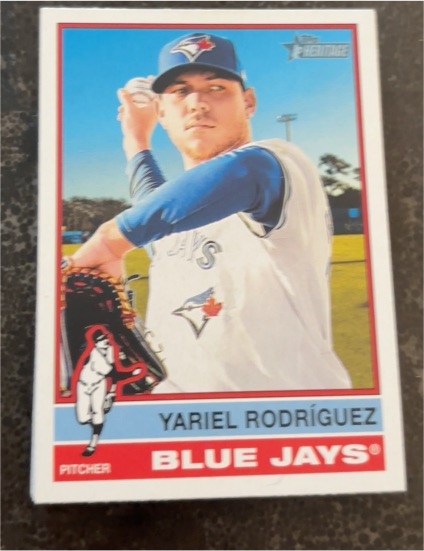 2025 Topps Heritage #357 Yariel Rodríguez — front