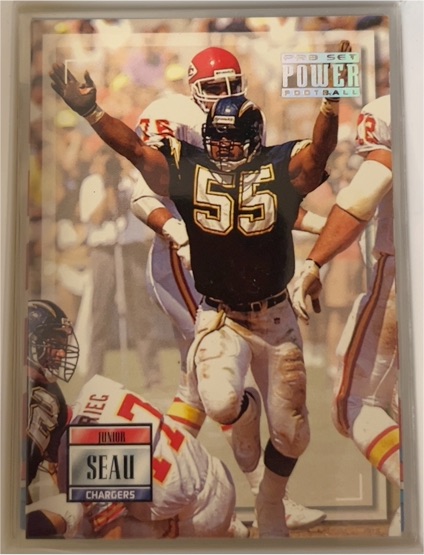 1993 Pro Set Power #55 Junior Seau — front