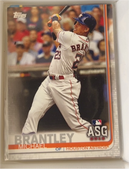 2019 Topps Update #US232 Michael Brantley — front