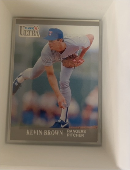 1991 Fleer Ultra #347 Kevin Brown — front