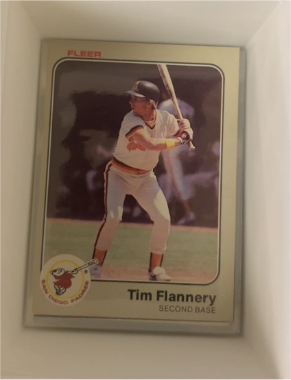 1983 Fleer #359 Tim Flannery — front