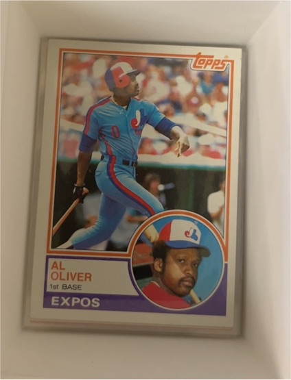 1983 Topps #420 Al Oliver — front