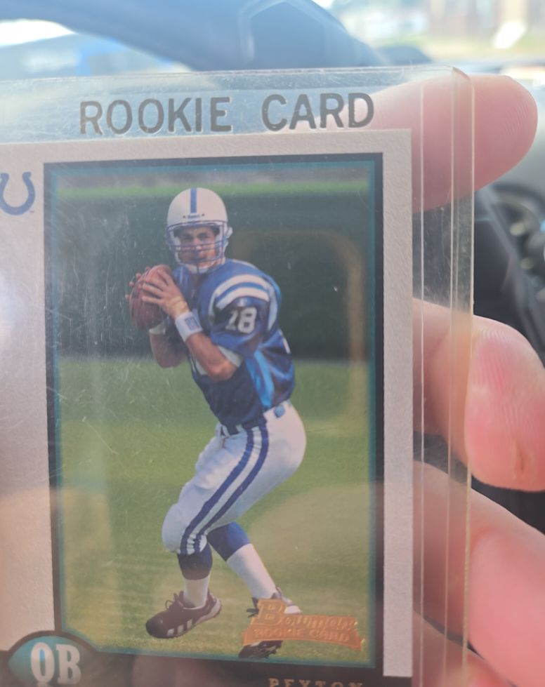1998 Bowman #236 Peyton Manning Rookie Card — front