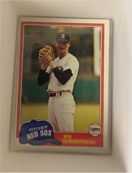 1981 Topps #38 Win Remmerswaal — front