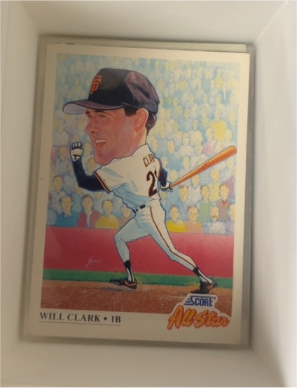 1991 Score All Star Team #664 Will Clark — front