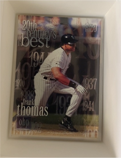2000 Topps 20th Century's Best #470 Frank Thomas — front
