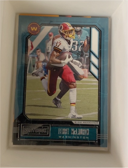 2020 Panini Playbook #W Terry McLaurin — front