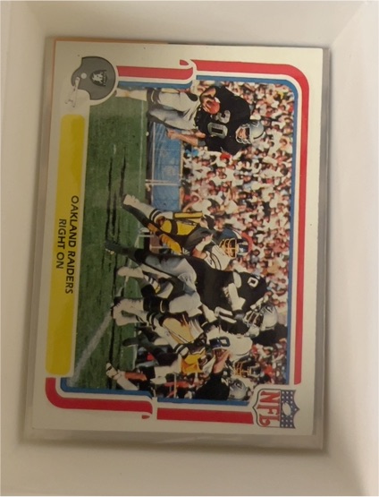 1979 Fleer Team Action #67 Oakland Raiders — front