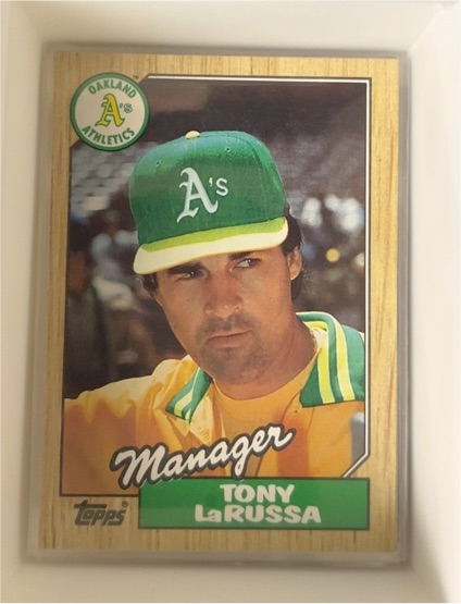1987 Topps #68 Tony LaRussa — front