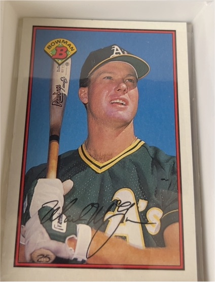 1989 Bowman #197 Mark McGwire — front