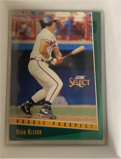 1993 Score Select #405 Ryan Klesko — front