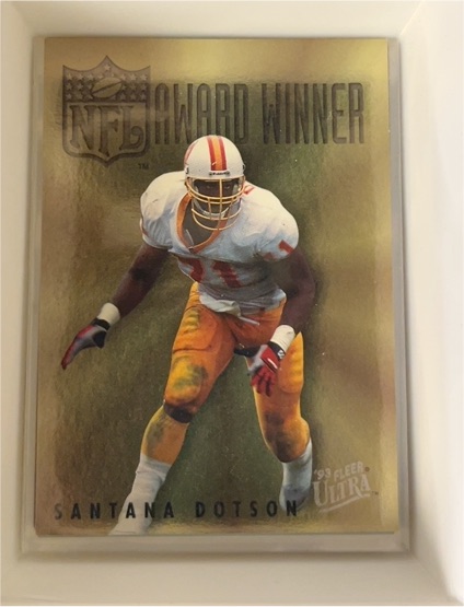 1993 Fleer Ultra Award Winner #4 Santana Dotson — front