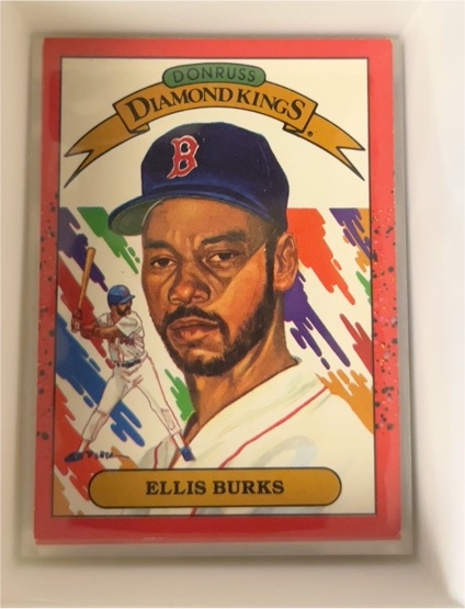 1990 Donruss Diamond Kings #23 Ellis Burks — front