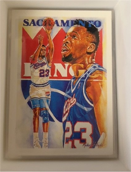 1990-91 Hoops #377 Wayman Tisdale Sacramento Kings — front