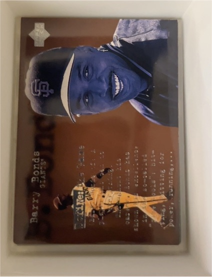 1998 Upper Deck #144 Barry Bonds — front